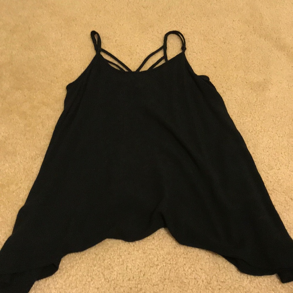 black tank top with cross